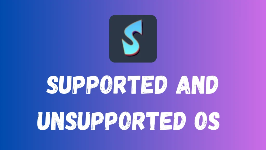 Supported and Unsupported OS image